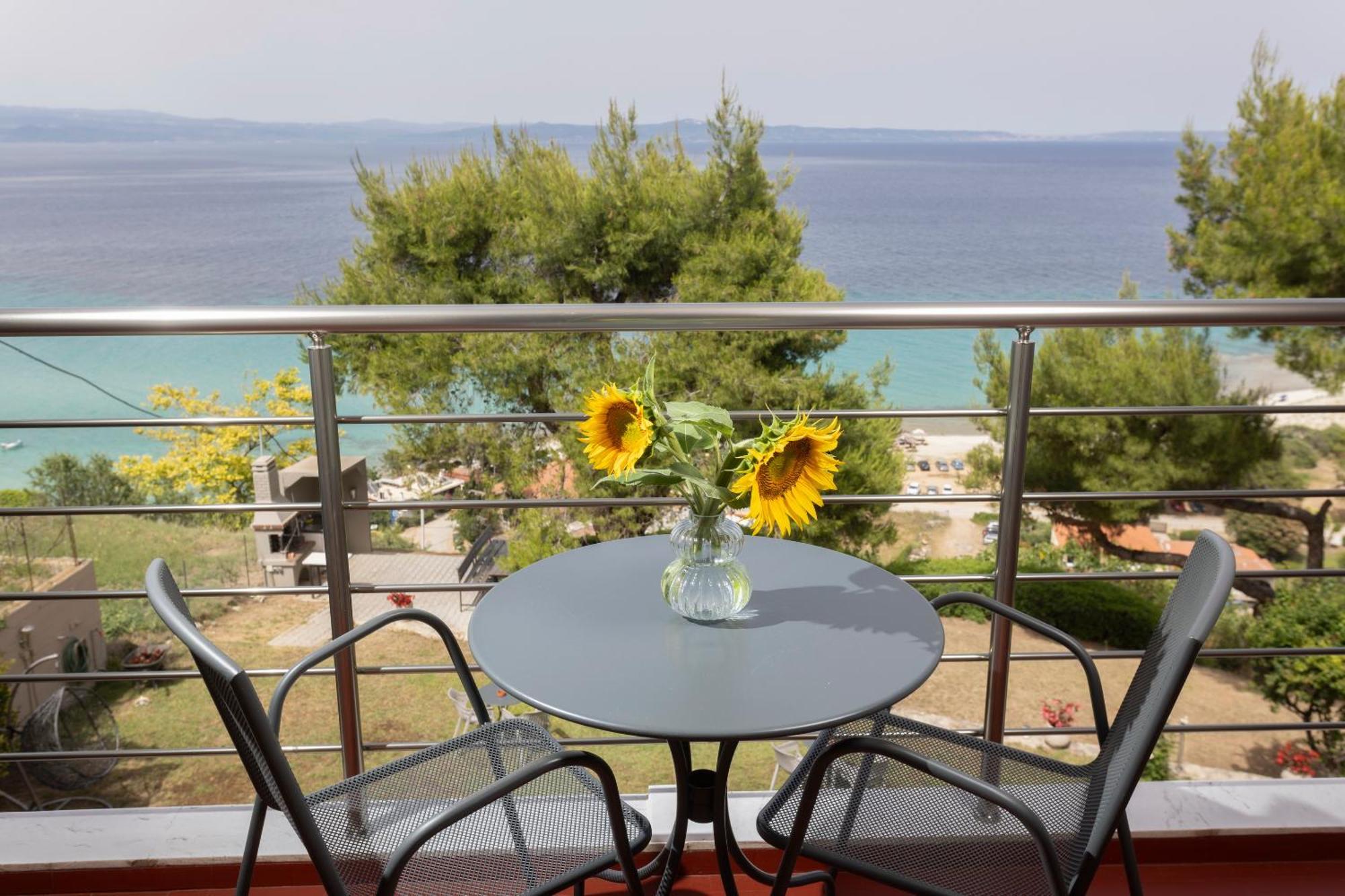 Sea View Apollo Apartments & Studios In Афитос Екстериор снимка