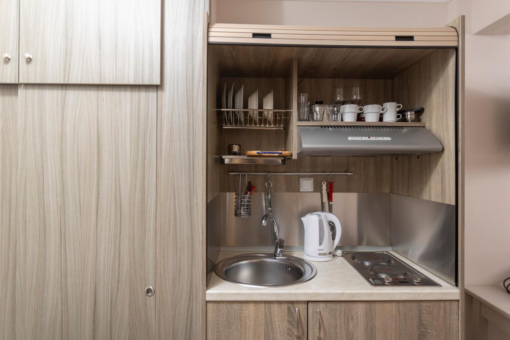 Sea View Apollo Apartments & Studios In Афитос Екстериор снимка