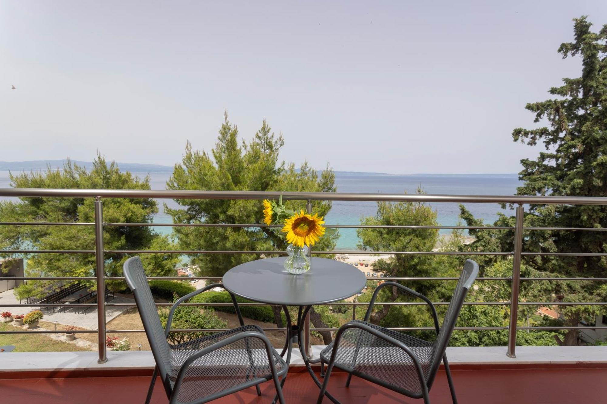 Sea View Apollo Apartments & Studios In Афитос Екстериор снимка